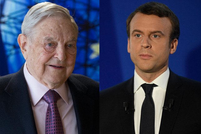 20170511soros gyorgy emmanuel macron1