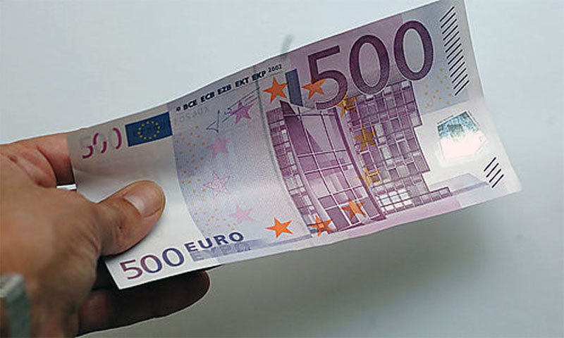 Banconota da 500 euro valore