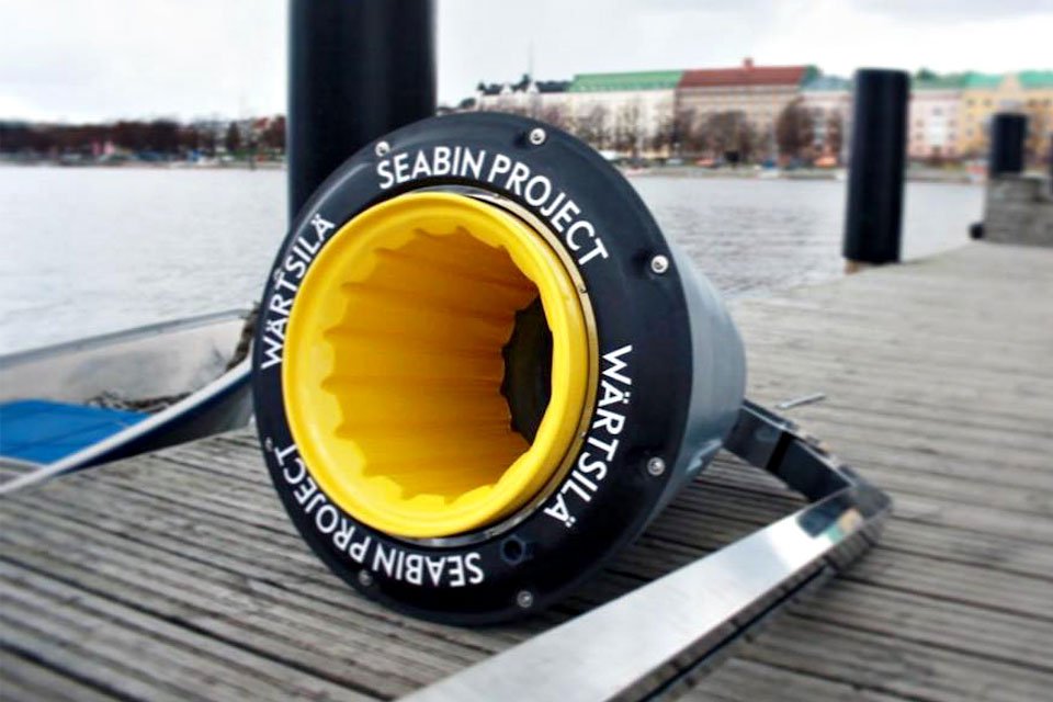 Seabin Floating Trash Can Collects Trash From The Sea image
