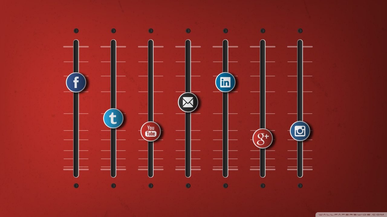 Facebook twitter youtube email linkedin google instagram wallpaper 1920x1080