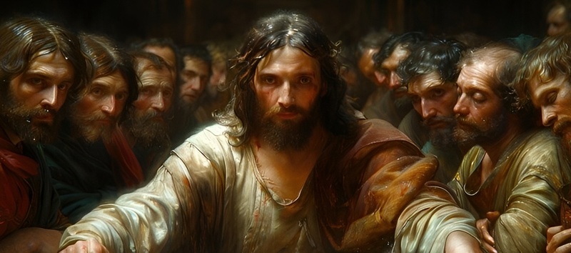 Jesus christ the last supper wit