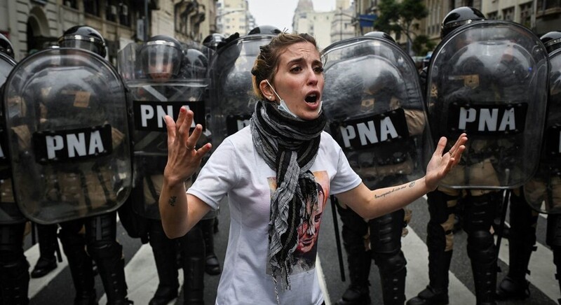 2024年6月12日／アルゼンチン、首都ブエノスアイレス、ミレイ