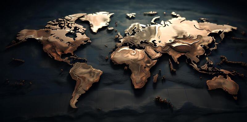 Pngtree globe in 3d mapping the