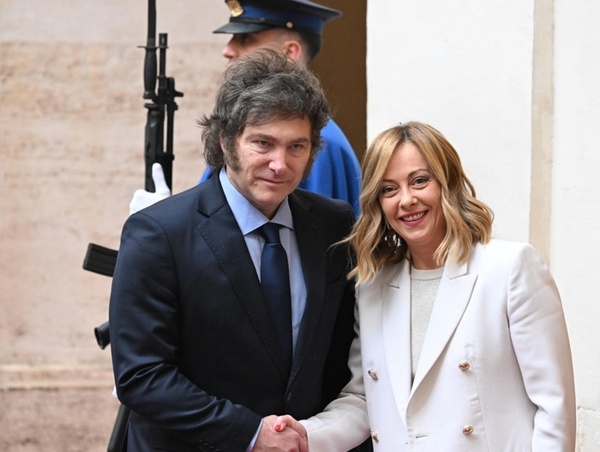 Argentina's president javier milei visits rome