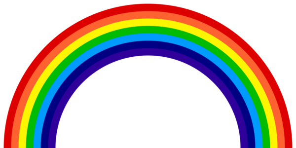 Rainbow diagram ROYGBIV.svg