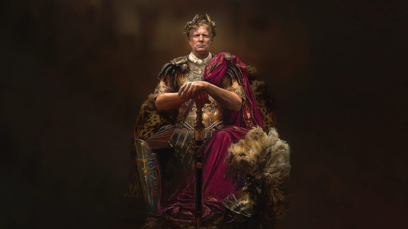 Trump imperatore orizzontale