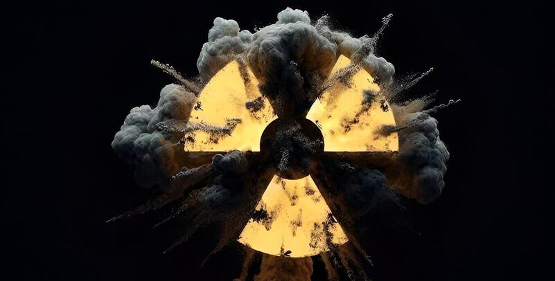 Segnale di pericolo di radiazion (2)