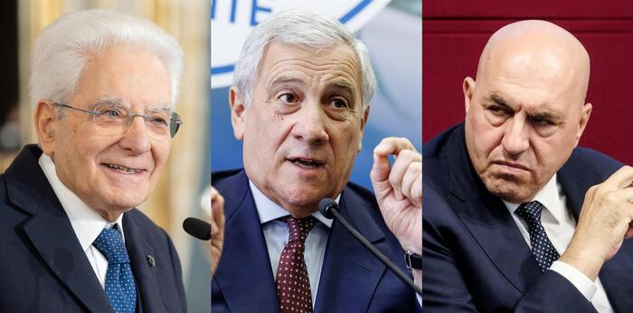 Mattarella Tajani e Crosetto