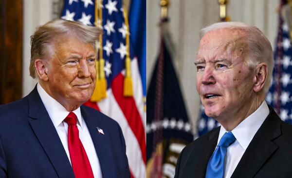 Trump Biden KI Symbol 525881519 (1)