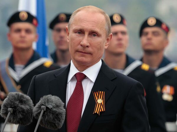 Pres Russian Vladimir Putin navy