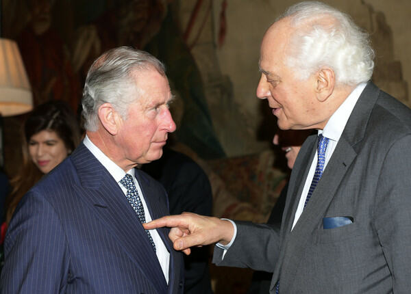 Evelyn de rothschild poked prince charles