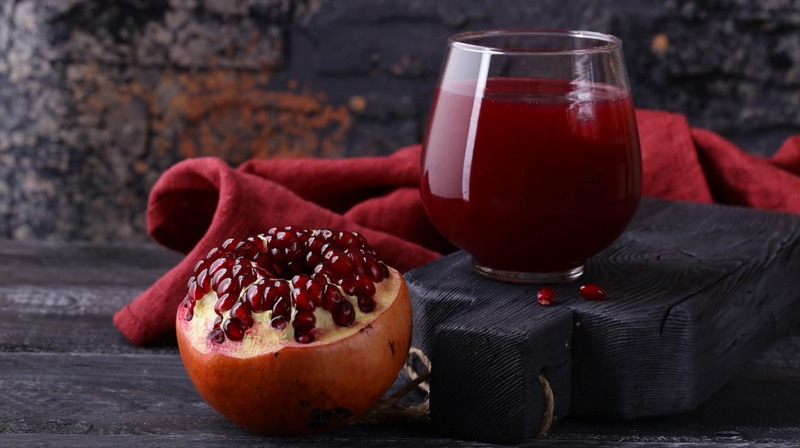Organic pomegranate juice
