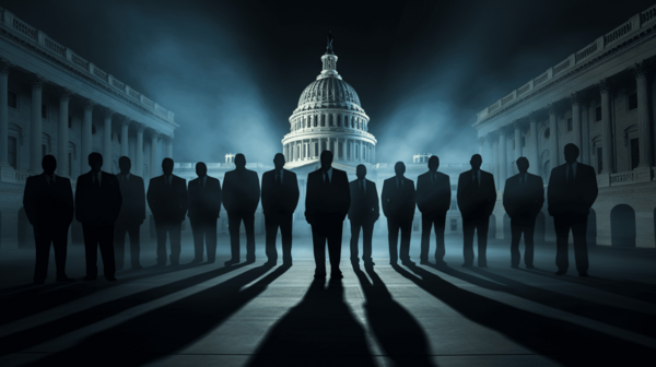 Deep state header midjourney