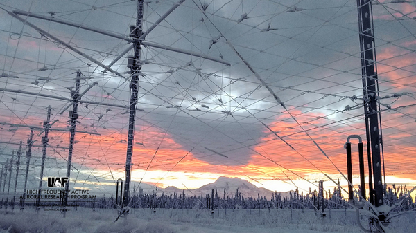 HAARP Antenna+Field+at+Sunset+Mt