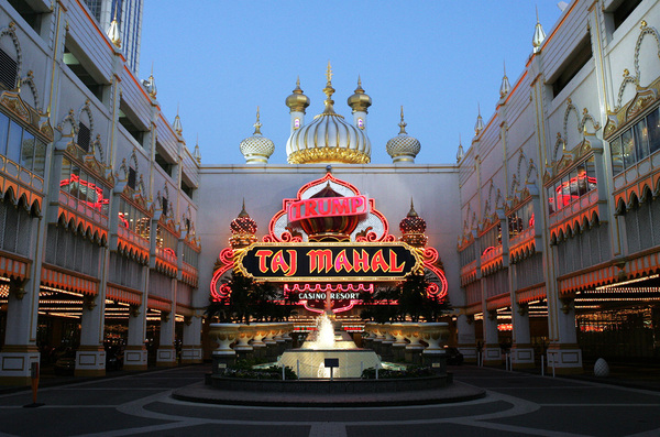 Taj Mahal in Atlantic City exter