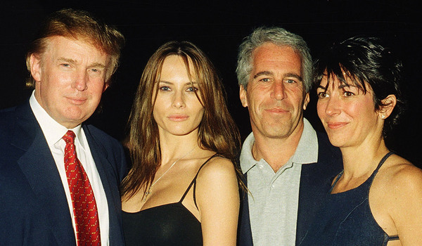 Trump, Knauss, Epstein, & Maxwell At Mar A Lago