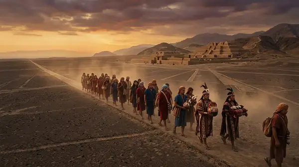 Nazca Lines Mystery pilgrims fol