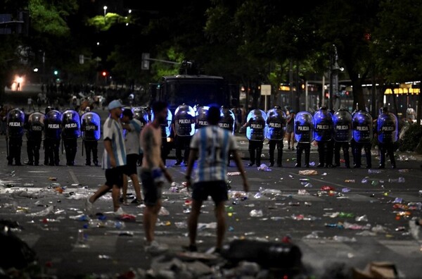 Argentina enfrentamientos en cel
