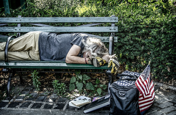 Terry sanders homeless senza tet